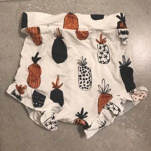 Spearmint Love Ruffle Baby Bloomers